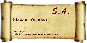 Steuer Amadea névjegykártya
